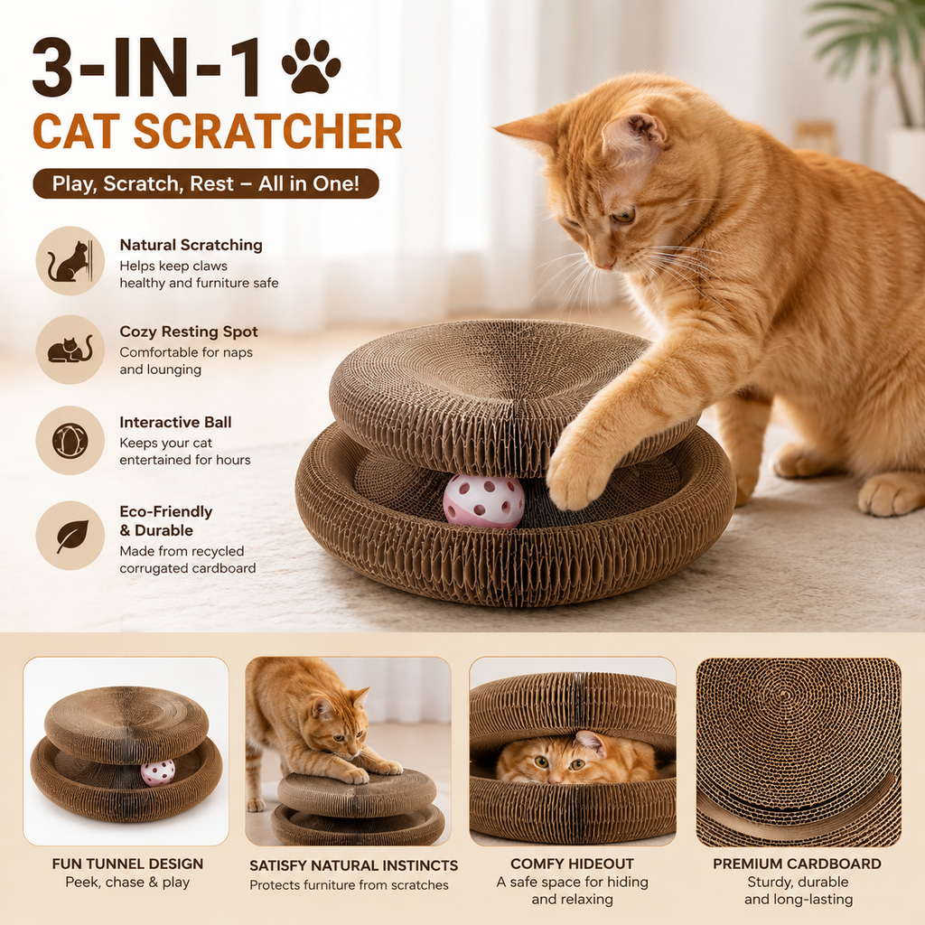 PurrLoop Cat Scratch Toy